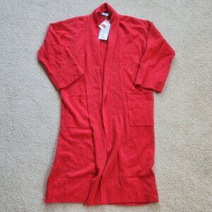 NWT Antonio Melani Cashmere Robe Cardigan *MISSING BELT*